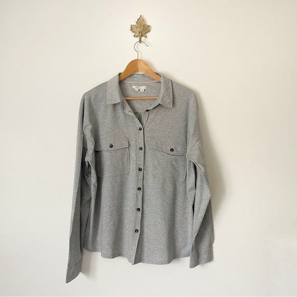 New Boden Gray full sleeve button shirt size 16/18 cotton blend - Picture 1 of 5
